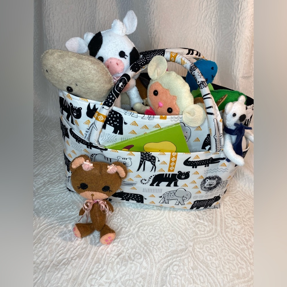 Handmade Small Kid Print Tote